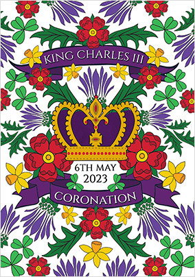 Traditional Coronation Card