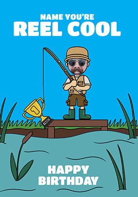 Reel Cool Personalised Birthday Card