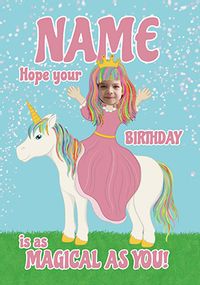 Magical as You Photo Birthday Card