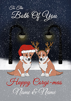 Both Of You Christmas Card