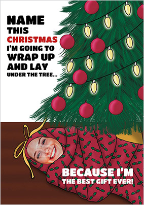 Wrap Up Christmas Card