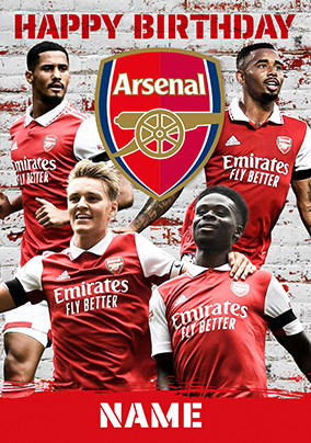 Personalised arsenal top outlet