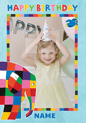 Elmer Photo Birthday Card