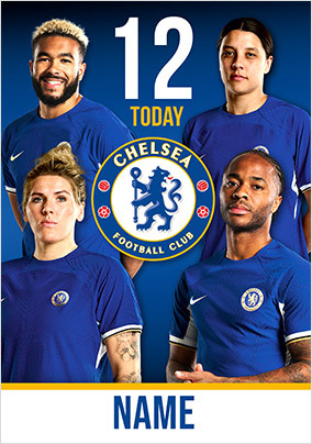 12 Today Chelsea Players Birthday Card