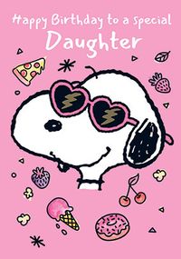 Tap to view Snoopy - Special Daughter Personalised Birthday Card