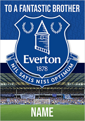 Everton Crest Birthday Card