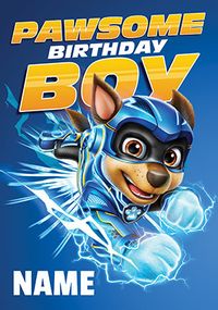 Tap to view Paw Patrol Movie - Personalised Birthday Boy Card