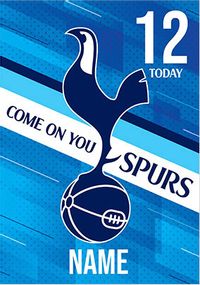 Tap to view Spurs Crest Personalised Birthday Card