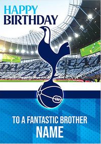 Spurs Fantastic Brother Birthday Card