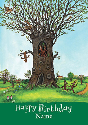 Stickman - Tree Birthday Personalised Card