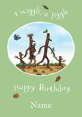 Stickman - A Wiggle Birthday Personalised Card