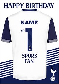Tap to view Tottenham Spurs T-shirt Birthday card