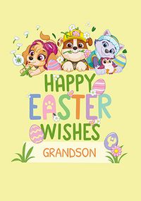 Tap to view Paw Patrol Happy Easter Grandson Card