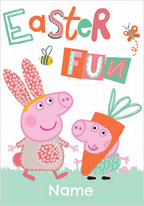 Peppa Pig Easter Fun Card