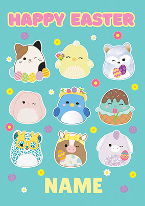 Squishmallow Happy Easter Card