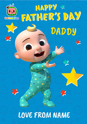 Cocomelon - Father's Day Daddy Personalised Card