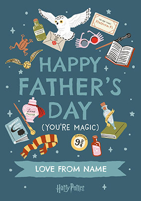 Harry Potter - Personalised Father's Day Card