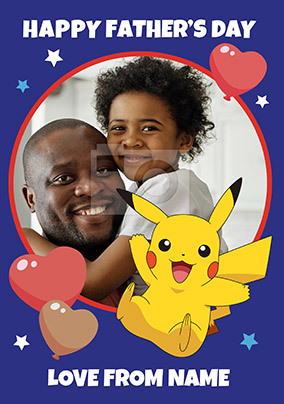 Pokemon - Happy Father's Day Photo Card