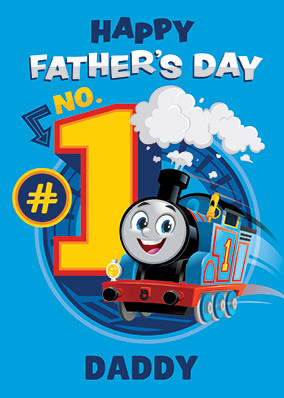 Thomas - Daddy Personalised Father's Day Card