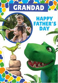 Tap to view Happy Father's Day Grandad Dinosaur Roar Card