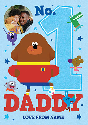 No.1 Daddy Hey Duggee Father's Day Card