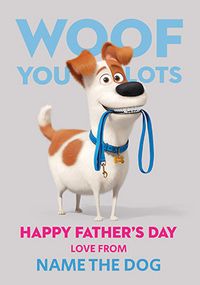 Tap to view Secret Life Of Pets - Love From The Dog Father's Day Card