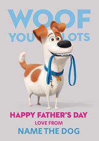 Tap to view Secret Life Of Pets - Love From The Dog Father's Day Card