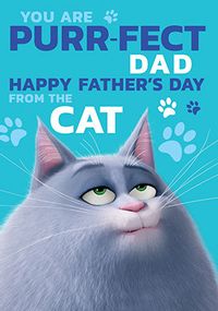 Tap to view Purrrfect Dad Secret Life of Pets Card