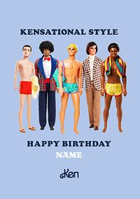 Tap to view Ken - Kensational Style Personalised Birthday Card