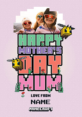 Minecraft - Happy Mother's Day Photo Card