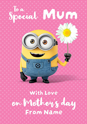 Minions - Special Mum Personalised Mother's Day Card
