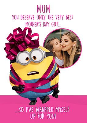 Minions - Mum Best Gift Photo Mother's Day Card