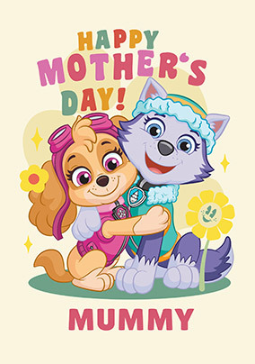 Paw Patrol - Mummy Personalised Mother's Day Card