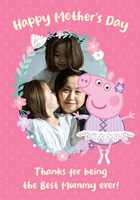 Tap to view Peppa Pig - Best Mummy Photo Mother's Day Card