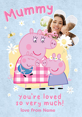 Peppa Pig - Mummy Photo Mother's Day Card