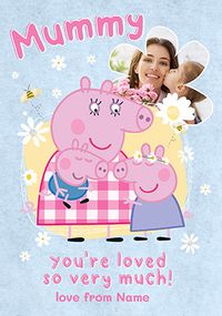 Tap to view Peppa Pig - Mummy Photo Mother's Day Card