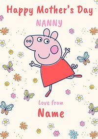 Tap to view Peppa Pig - Nanny Personalised Mother's Day Card