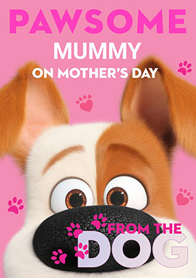 Secret Life - From the Dog Personalised Mother's Day Card