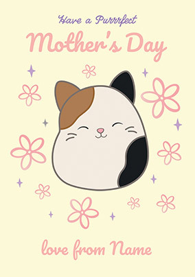 Purrrfect Day Squishmallo Mother's Day Card
