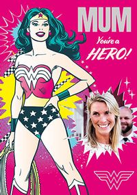 Tap to view Wonder Woman - Hero Mum Photo Mother's Day Card