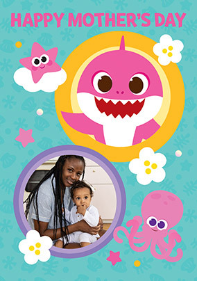 ZDISK OOL - Baby Shark Mother's Day Photo Card