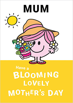 Mr Men & Little Miss Blooming Mother's Day Card