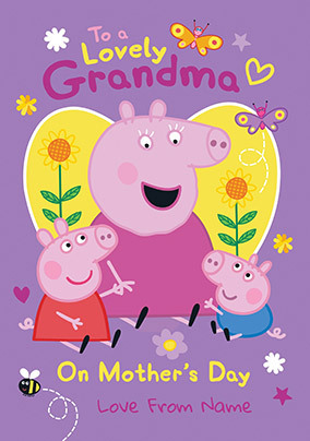 Peppa Pig Grandma Mother's Day Card