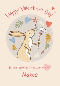 Tap to view Guess How Much - Little Bunny Personalised Valentine's Day Card