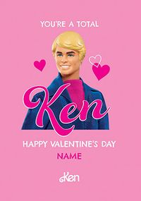 Ken - A Total Ken Personalised Valentine's Day Card