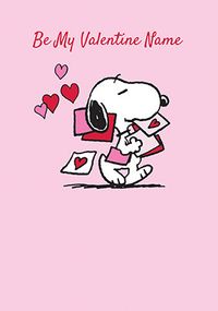 Tap to view Peanuts - Be My Valentine Personalised Card
