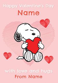 Tap to view Snoopy Love And Hugs Valentine's Day Card
