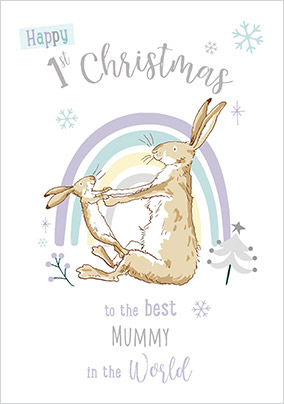 1st Christmas Best Mummy Card