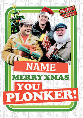 Merry Christmas You Plonker Card