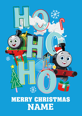 Ho Ho Ho Christmas Card